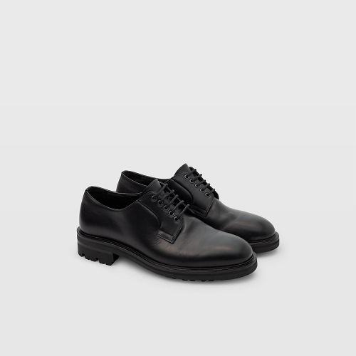 Club Monaco Color Black Wings + Horns Officer Shoe