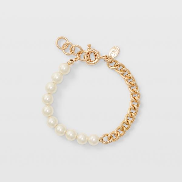 Club Monaco Asymmetric Pearl Bracelet