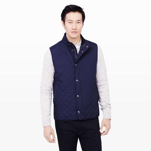Club Monaco Color Blue Nylon Hacking Vest