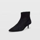 Club Monaco Black Cady Bootie