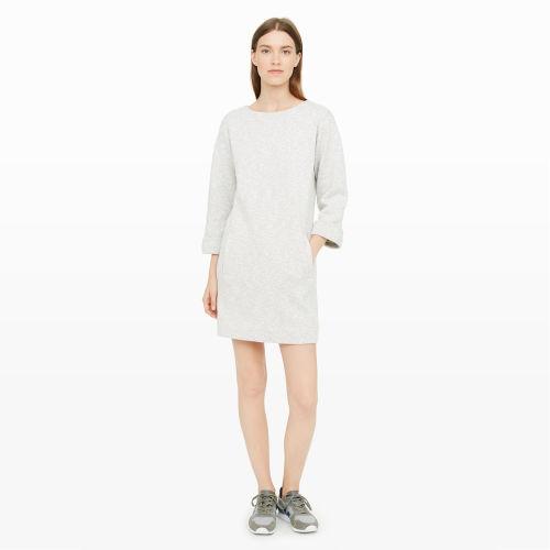 Club Monaco Color Grey Gaiana Sweatshirt Dress In Size Xs