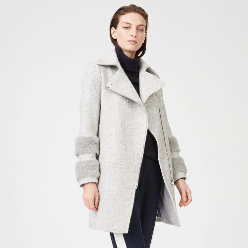 Club Monaco Color Grey Pourochistia Coat