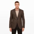 Club Monaco Color Brown New Grant Houndstooth Blazer In Size 36s