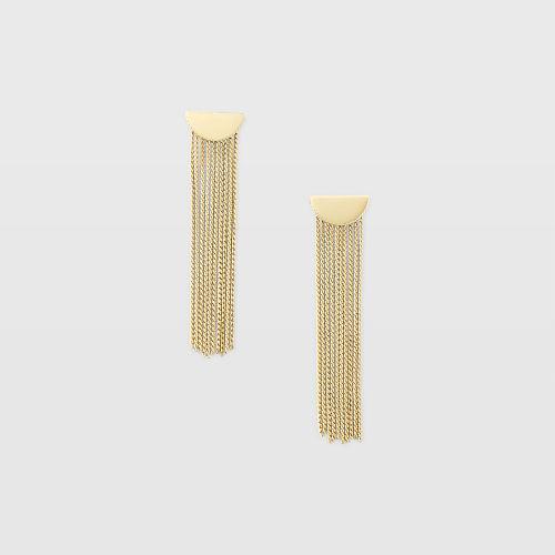 Club Monaco Color Gold Chain Fringe Earring