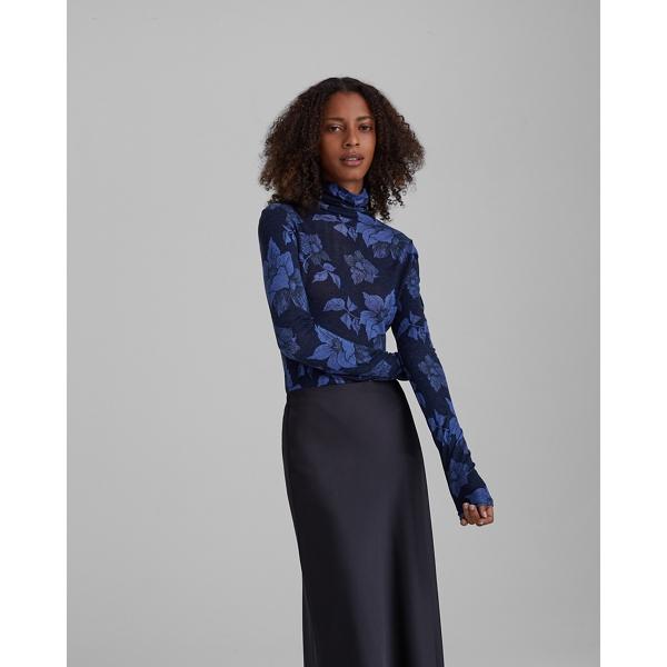 Club Monaco Floral Julie Turtleneck