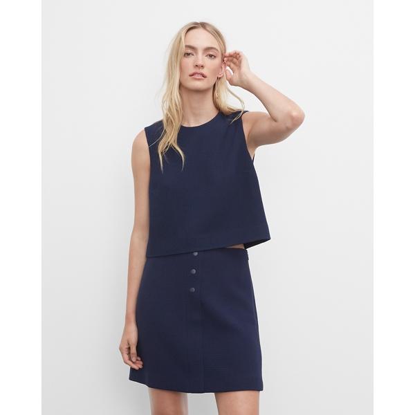 Club Monaco Textured Sleeveless Shell