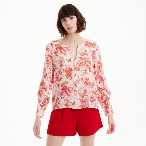 Club Monaco Color White Taember Top