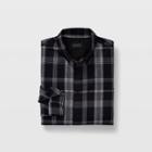 Club Monaco Eclipse/porter Blue/multi Slim Tonal Plaid Shirt
