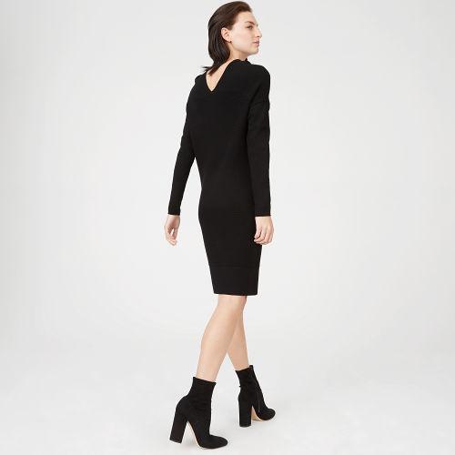 Club Monaco Color Black Rubard Sweater Dress