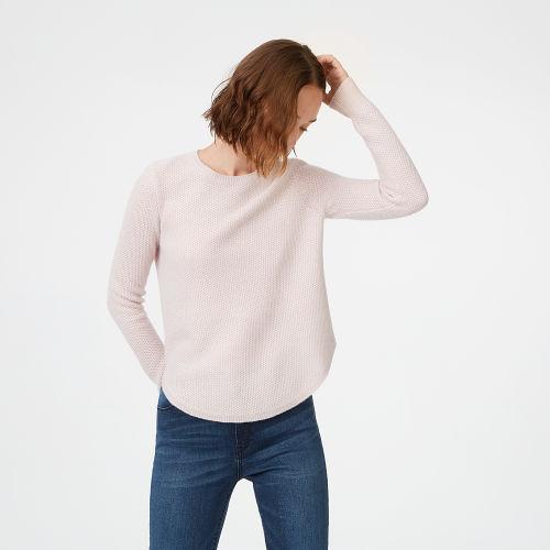 Club Monaco Color Rose Grey Rhona Cashmere Sweater