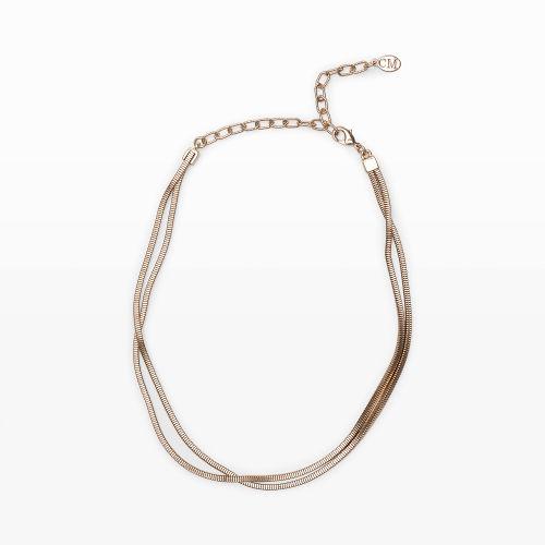 Club Monaco Color Gold Holiday Mesh Thin Choker