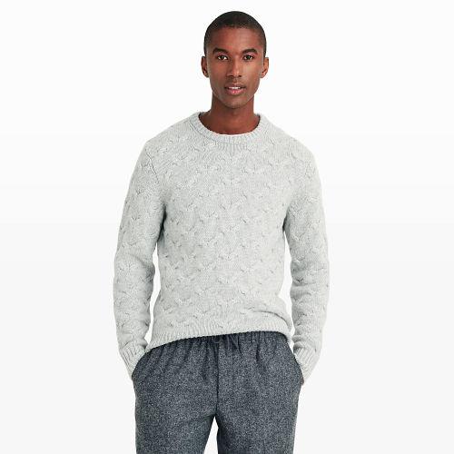 Club Monaco Color Grey Cashmere Horseshoe Sweater