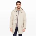 Club Monaco Color Green Technical Parka In Size Xs