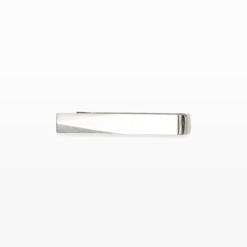 Club Monaco Color Silver Nikolai Rose Ridge Tie Bar