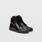 Club Monaco Color Black Wings + Horns Court Hi Sneaker