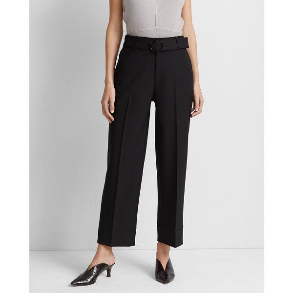 Club Monaco Black Belted Wool Pant