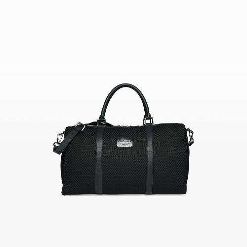 Club Monaco Color Black Anderson's Woven Duffle Bag