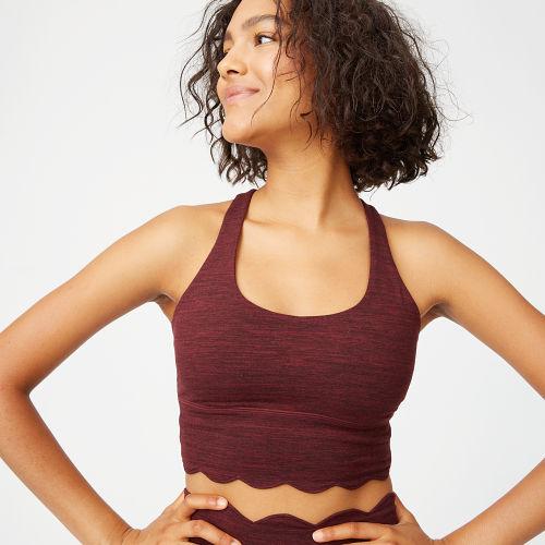 Club Monaco Color Dark Burgundy Ladalia Top