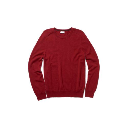 Club Monaco Color Red Cashmere Crewneck