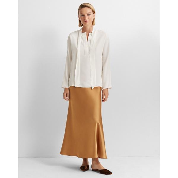 Club Monaco Honey Long Bias Slip Skirt