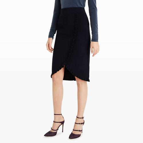 Club Monaco Color Blue Lucah Sweater Skirt