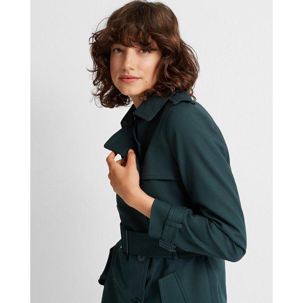 Club Monaco Dark Rosemary Viveca Trench