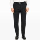 Club Monaco Color Charcoal Stripe Striped Tapered Dress Pant