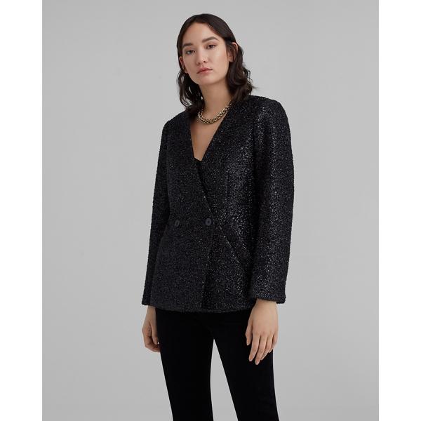 Club Monaco Collarless Party Blazer