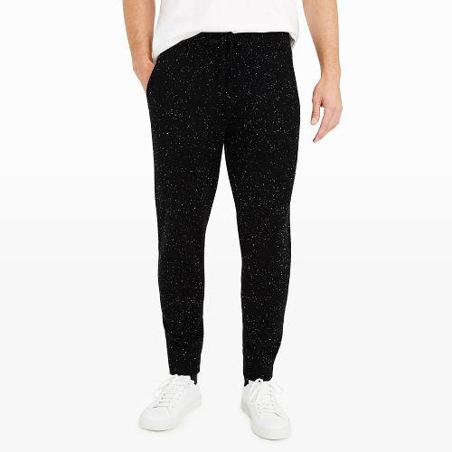 Club Monaco Color Black Cashmere Donegal Sweatpant