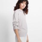 Club Monaco Off White Knola Cashmere Hoodie