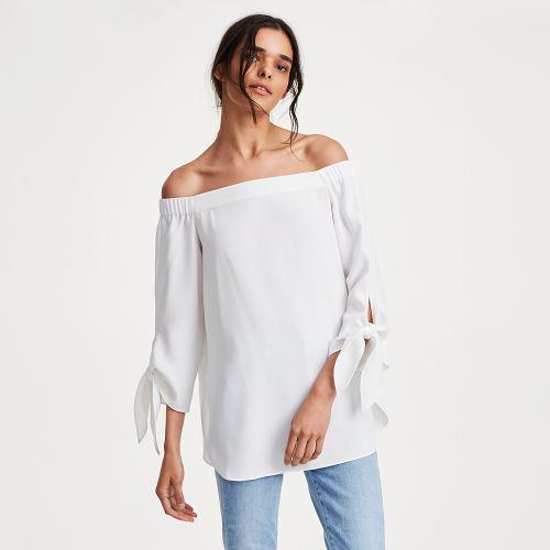 Club Monaco Color White Sophiya Top