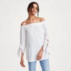 Club Monaco Color White Sophiya Top