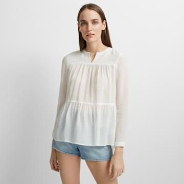 Club Monaco Blanc De Blanc Tangaleena Shirt