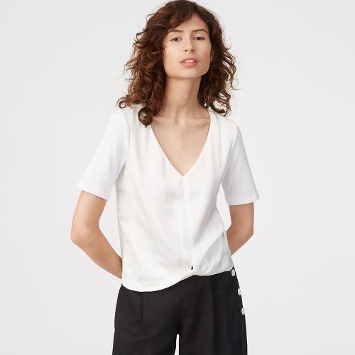 Club Monaco Color White Sheylena Top