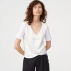 Club Monaco Color White Sheylena Top