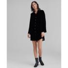 Club Monaco Velvet Tunic Dress