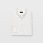 Club Monaco White Slim Linen Shirt