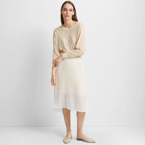 Club Monaco Color Tan Wallice Cotton Sweater