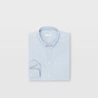 Club Monaco Blue Oxford Solid Shirt