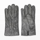 Club Monaco Color Grey Washed Leather Glove In Size Xl