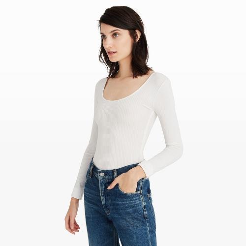 Club Monaco Color White Veray Top