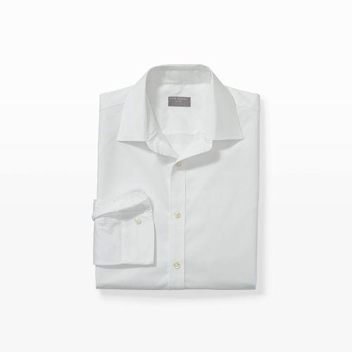 Club Monaco Color White Slim Pc Dress Poplin