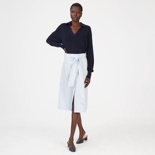 Club Monaco Color Blue Jalilla Skirt
