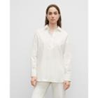 Club Monaco Stripe Texture Boyfriend Shirt