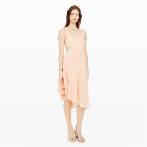 Club Monaco Color Pink Trina Silk Dress
