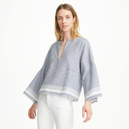 Club Monaco Color Blue Sheelya Top