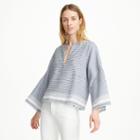 Club Monaco Color Blue Sheelya Top