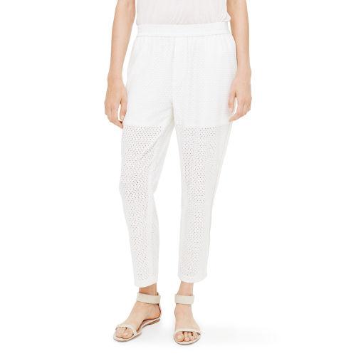 Club Monaco Color White Elissa Eyelet Pant
