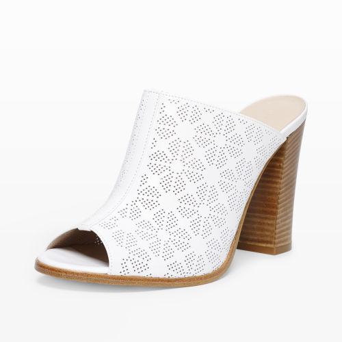 Club Monaco Color White Arlete Mule In Size 36.5