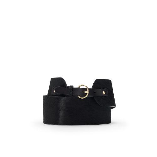 Club Monaco Color Black Shannan Wide Waist Belt